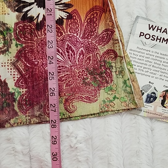 AVENUE stretch vibrant graphic print sz.14/16 travel office church casual - Picture 6 of 7